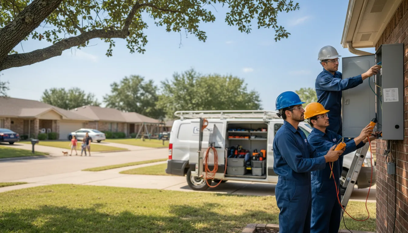 Certified electrician providing emergency electrical services in Cowan, TN